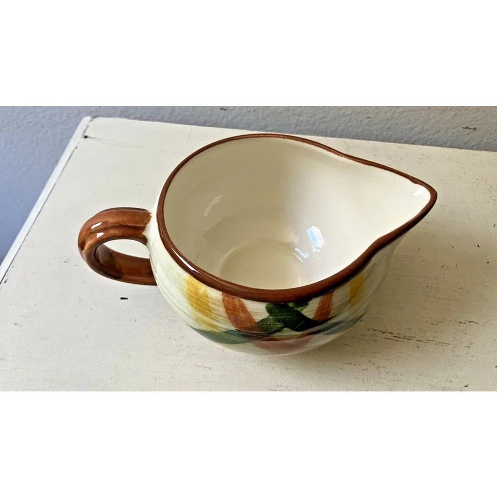 Vintage 1940s/1950s Vernon Kilns Vernoware Homespun Plaid Sauce or Gravy Boat